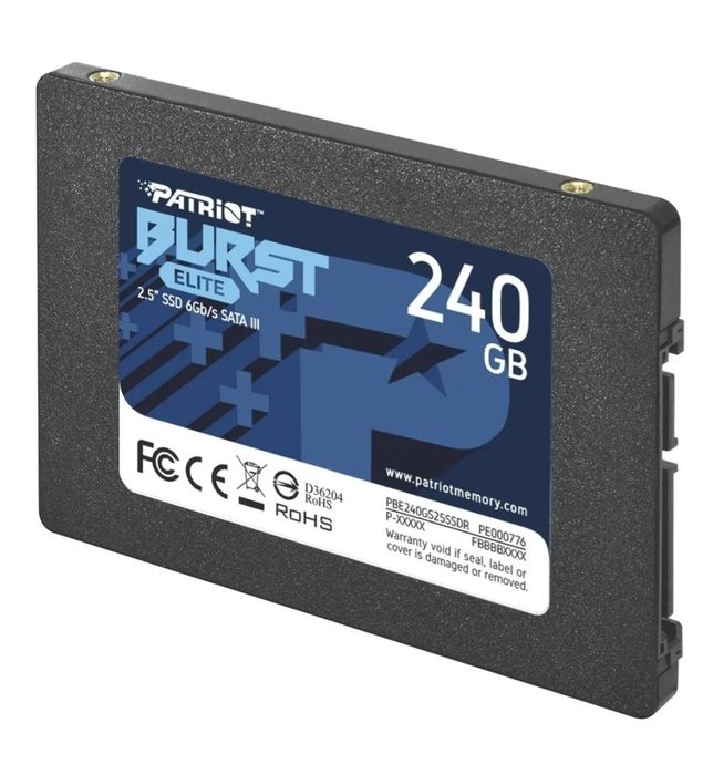 Ссд ssd Patriot burst elite 240 Гб gb