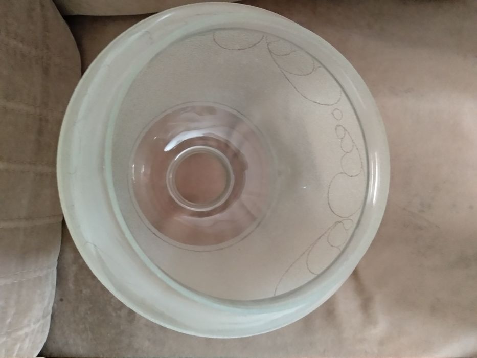 Абажур стеклянный круглый