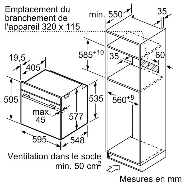 Фурна Bosch HNG 6764W6 - чисто нова