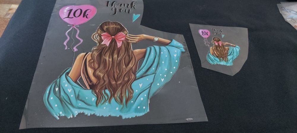 Термотрансферы на ткань, качество супер