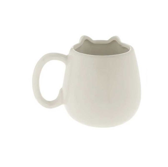 Великденска чаша Mercado Trade, Бяло зайче с дръжка, Два модела, Бяла