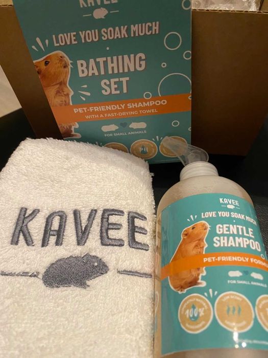 Kavee Love You Soak Much Комплект за къпане на морско свинче и заек
