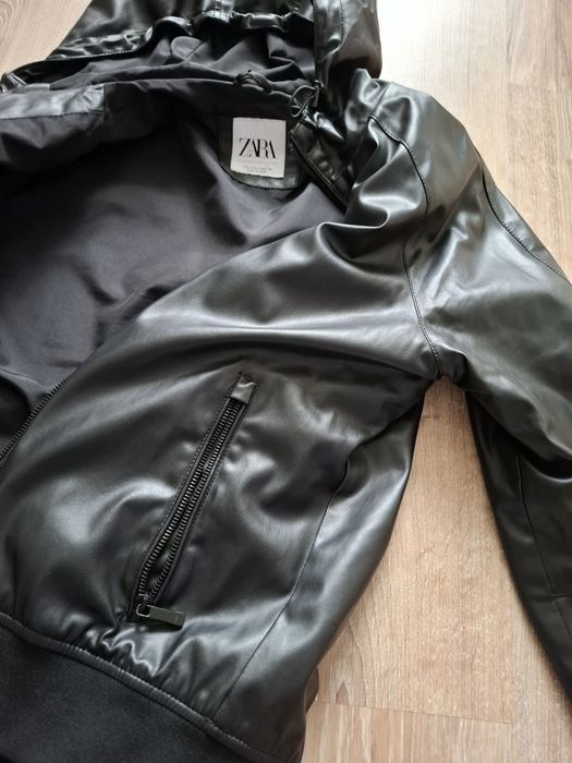 Мъжко кожено яке ZARA