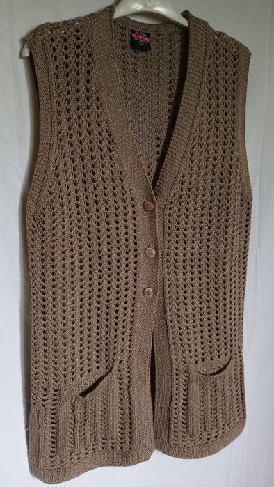 Vesta tricot cu buzunare M - L