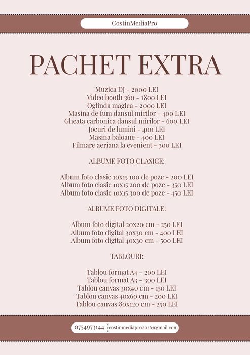 CostinMediaPro – Foto • Video • DJ pentru Evenimente de Neuitat!!