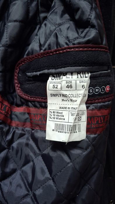 Palton negru barbati