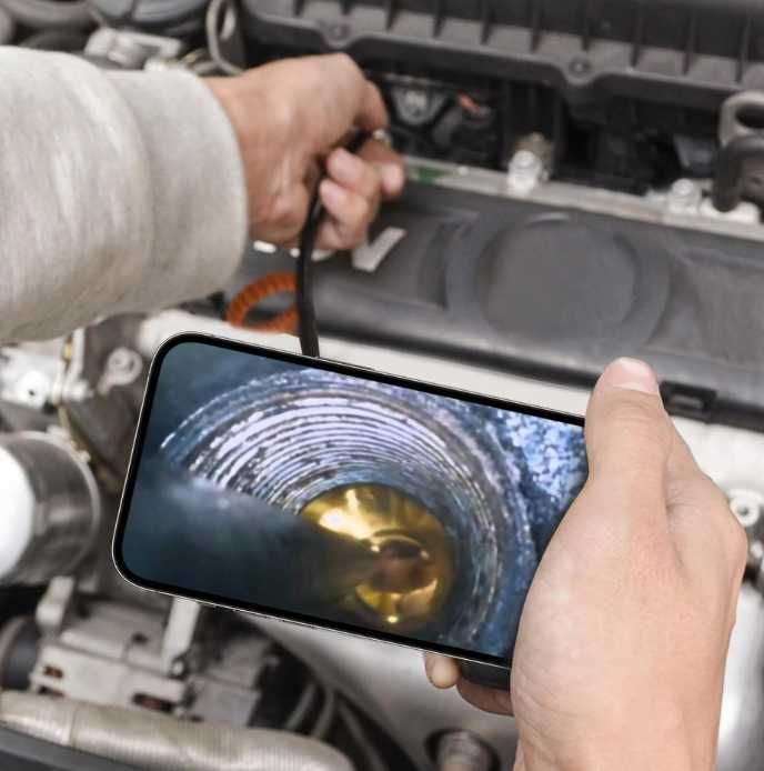 Ендоскоп камера за телефон лаптоп компютър Android с 2.5м кабел