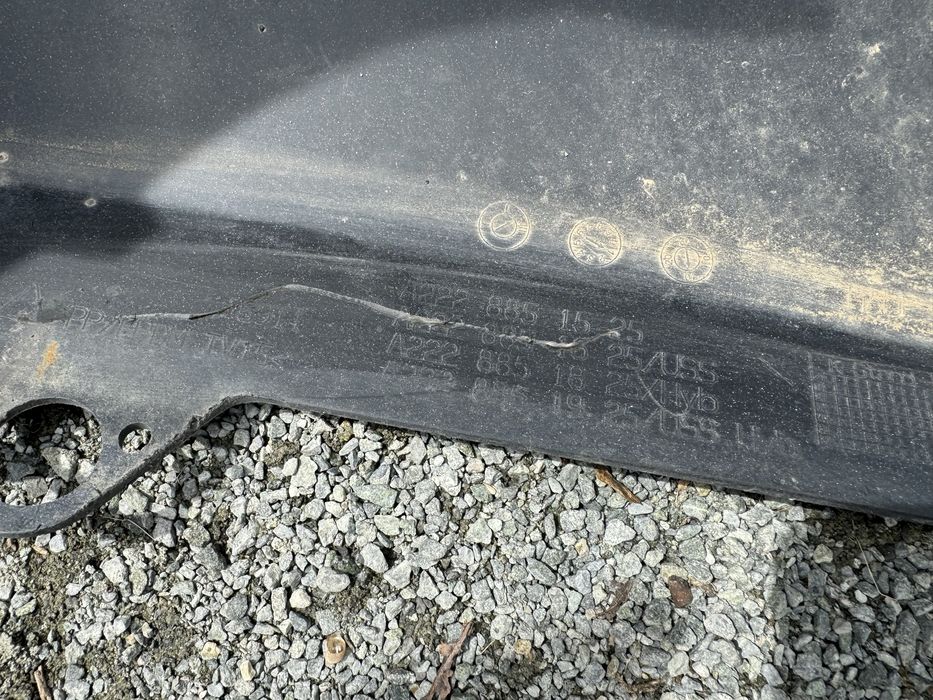 Оригинална задна броня за Mercedes S class W222 AMG от 2013г