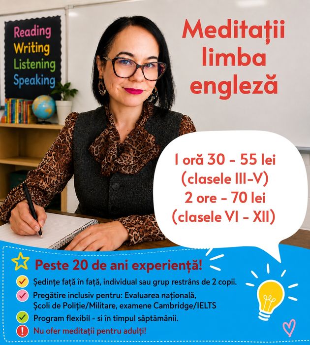 Meditații limba engleză