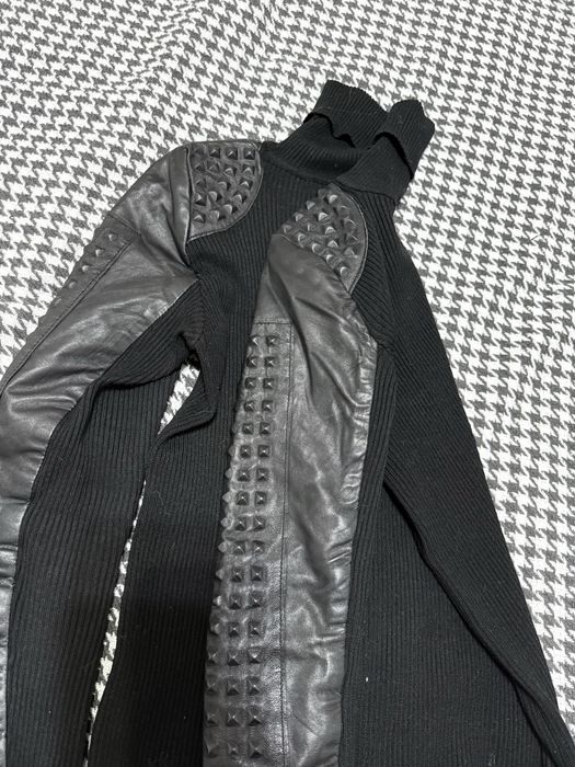 Кожанная водолазка