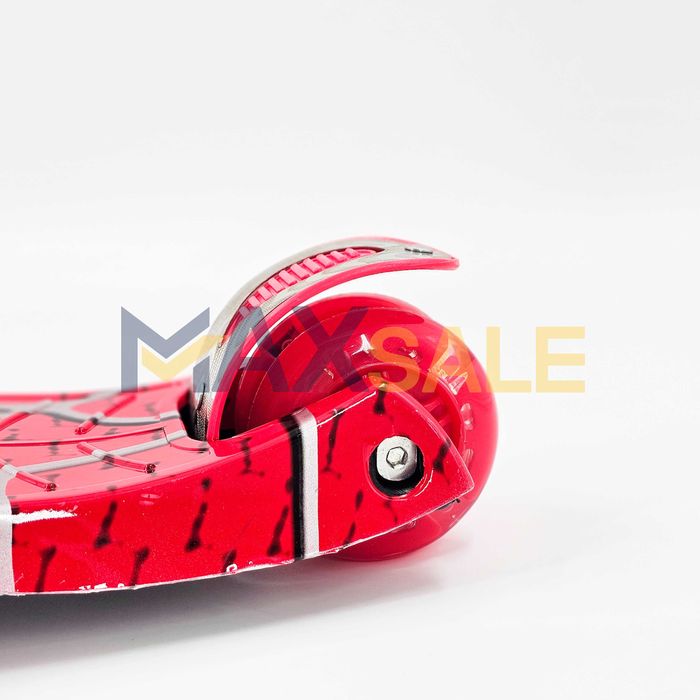 Детска тротинетка с 3 светещи колела Спайдърмен колело скутер триколка