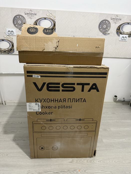 Vesta кухонная плита P01 и вытяжка PR-0960