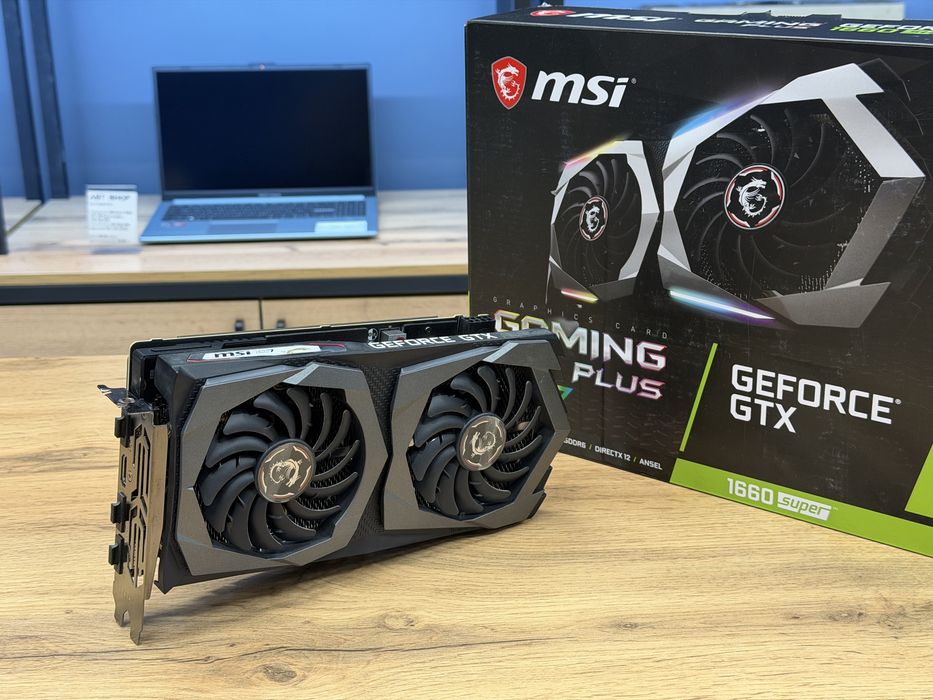 Видеокарта MSI GTX 1660 Super 6gb Gaming Plus, GDDR6