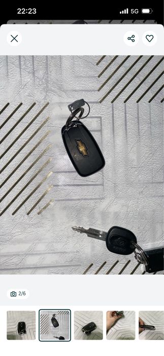 Ключ на мәшине есть Chevrolet tracker