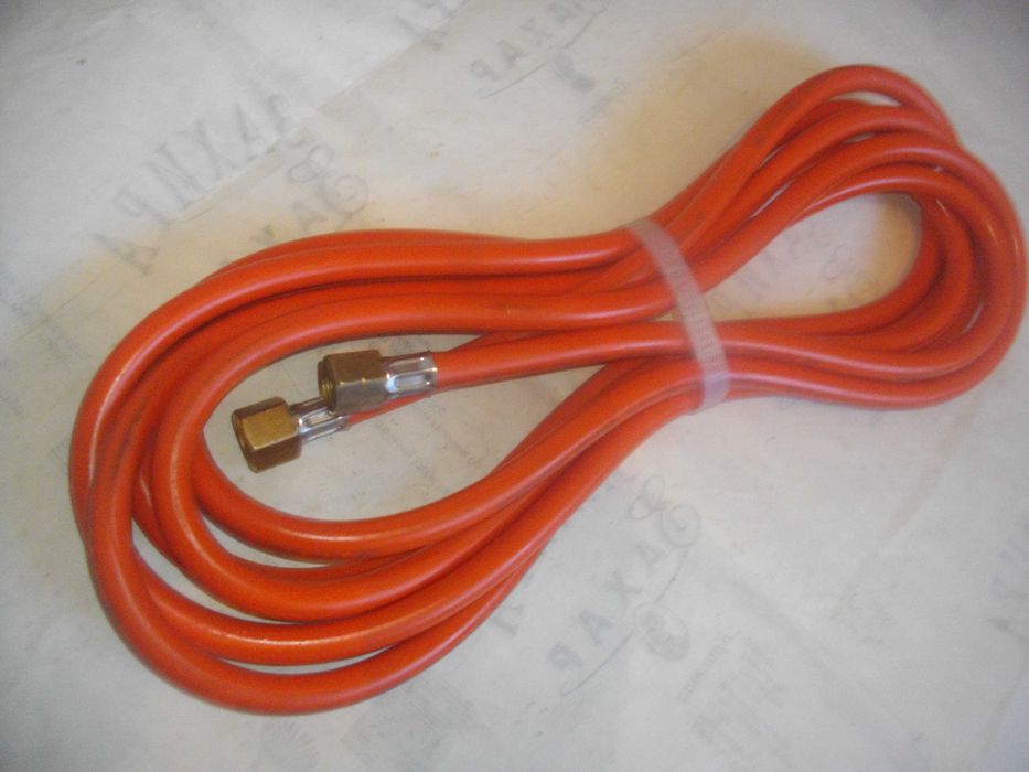 ГАЗОВИ Горелка 94см за флакон Маркуч 5м Двоен Вентил кемпери каравани