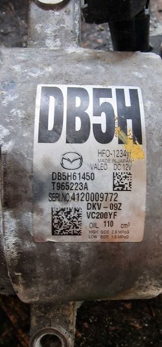 Compresor Clima Mazda 2.0 Benzina cod DB5H61450