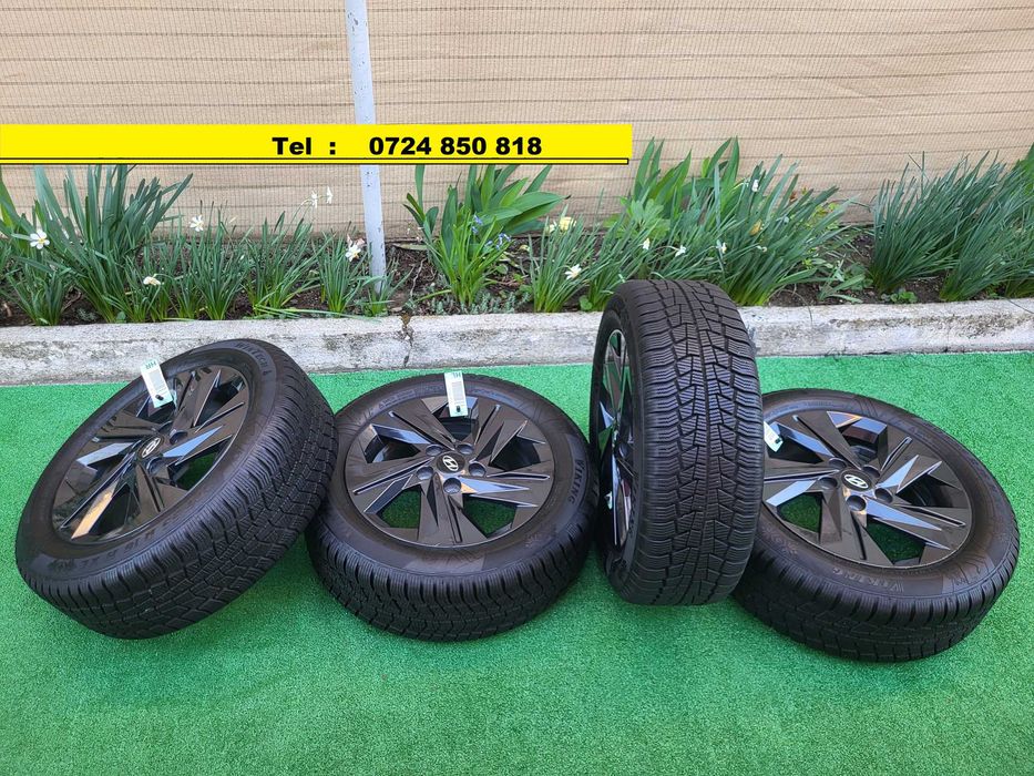 jante originale HYUNDAI 5x114,3 R16 + senzori 205/55/16 NOI 9 mm