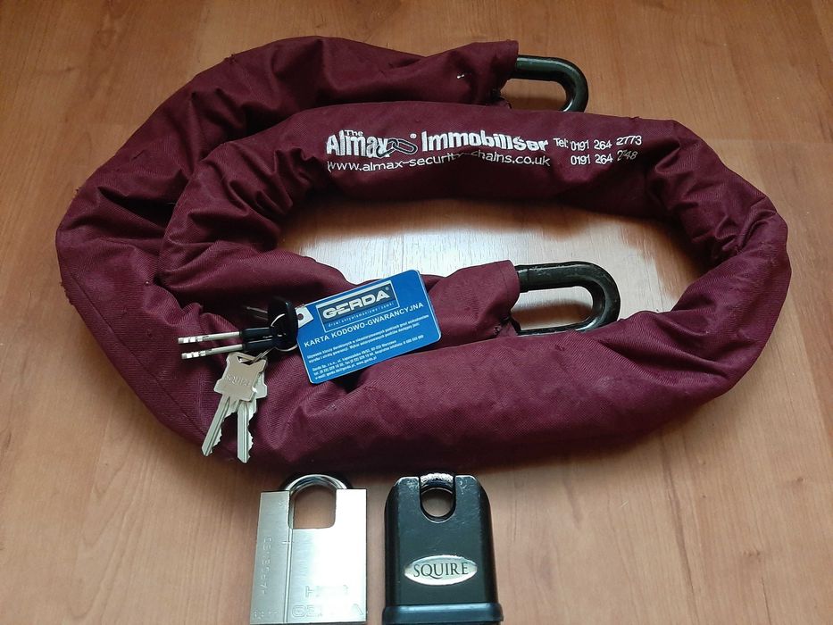 Lanț Almax (nou + 2 lacăte)