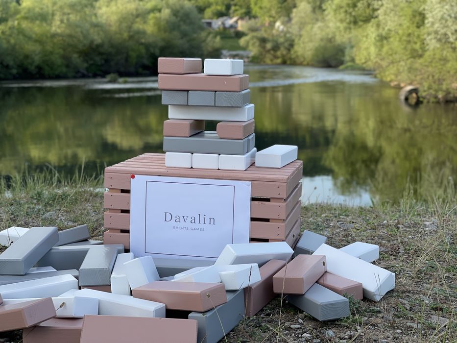DAVALIN EVENTS | joc pentru inchiriat | GIANT JENGA