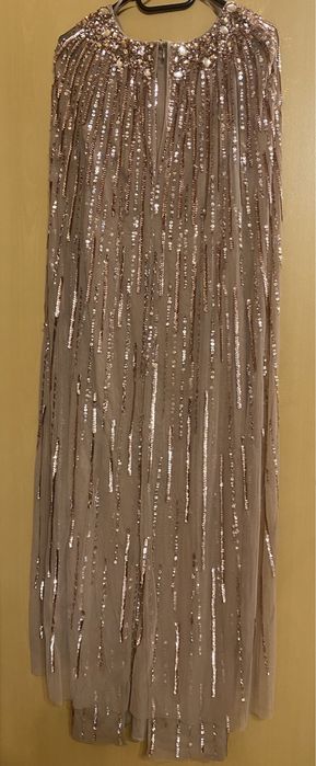 Rochie eleganta Adrianna Papell 32 rose gold