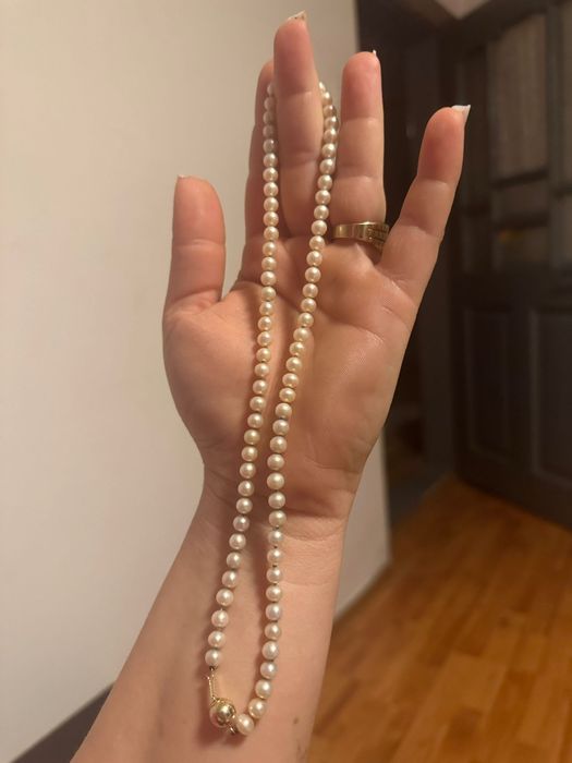 Colier perle reale de cultura