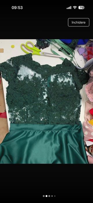 Rochie lunga tafta, marimea 42