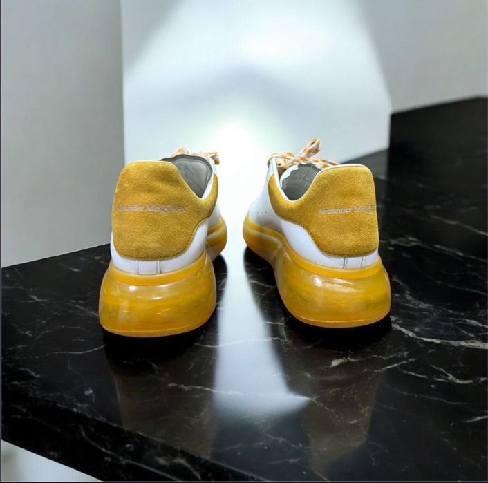 Alexander McQueen Oversized Sneaker 'White Mustard'