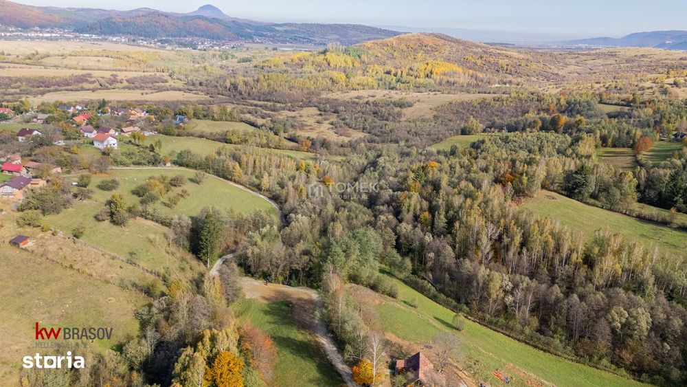 Teren intravilan în Zărnești, zona Tohanita, cu pădurice și parau curg