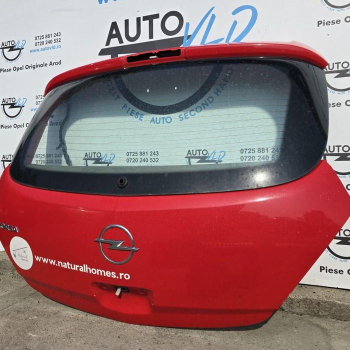 Haion rosu Z547 luneta spate Opel Corsa D facelift