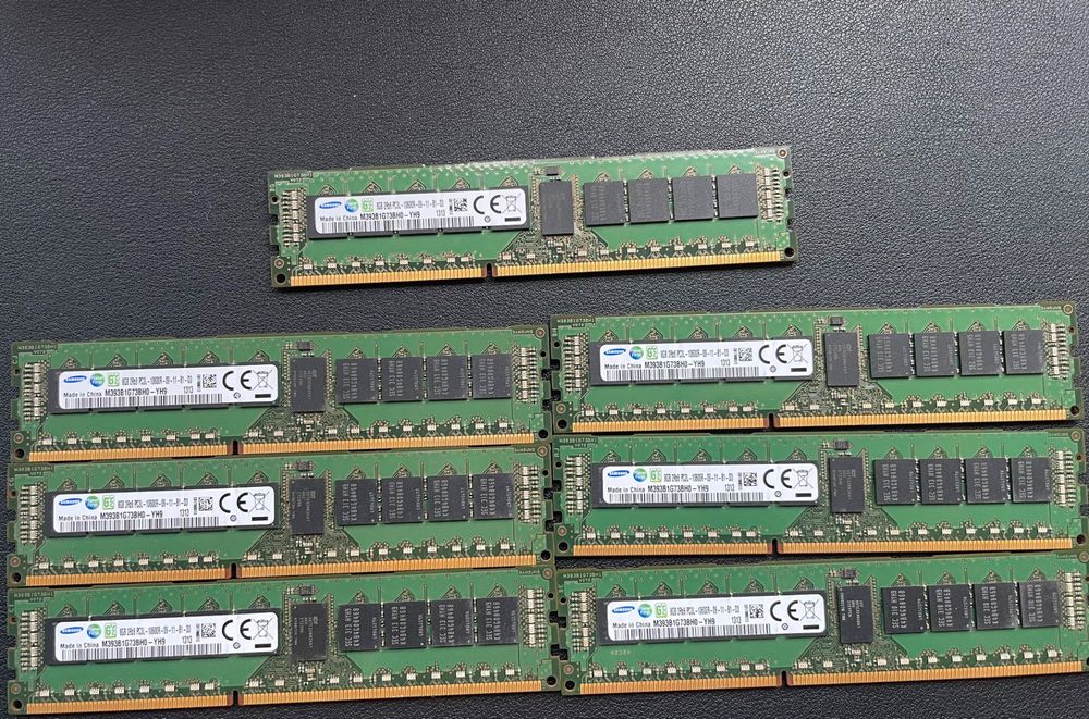 Memorie server 8GB 16GB 32GB DDR3 ECC Registered Samsung PC3L-10600R