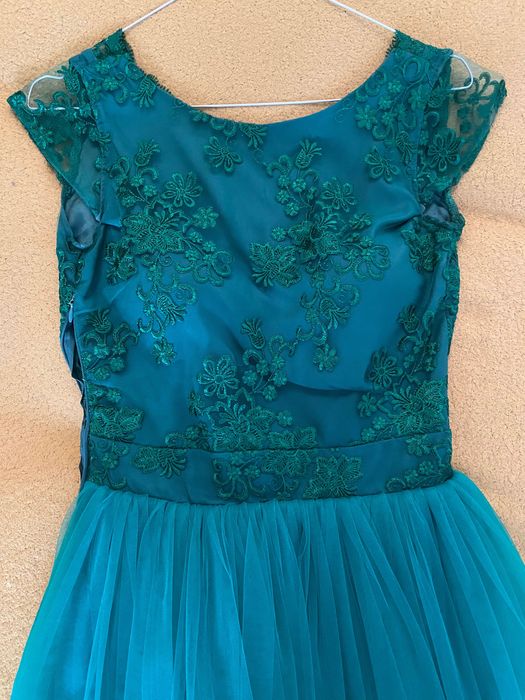 Rochie de ocazie verde smarald XS