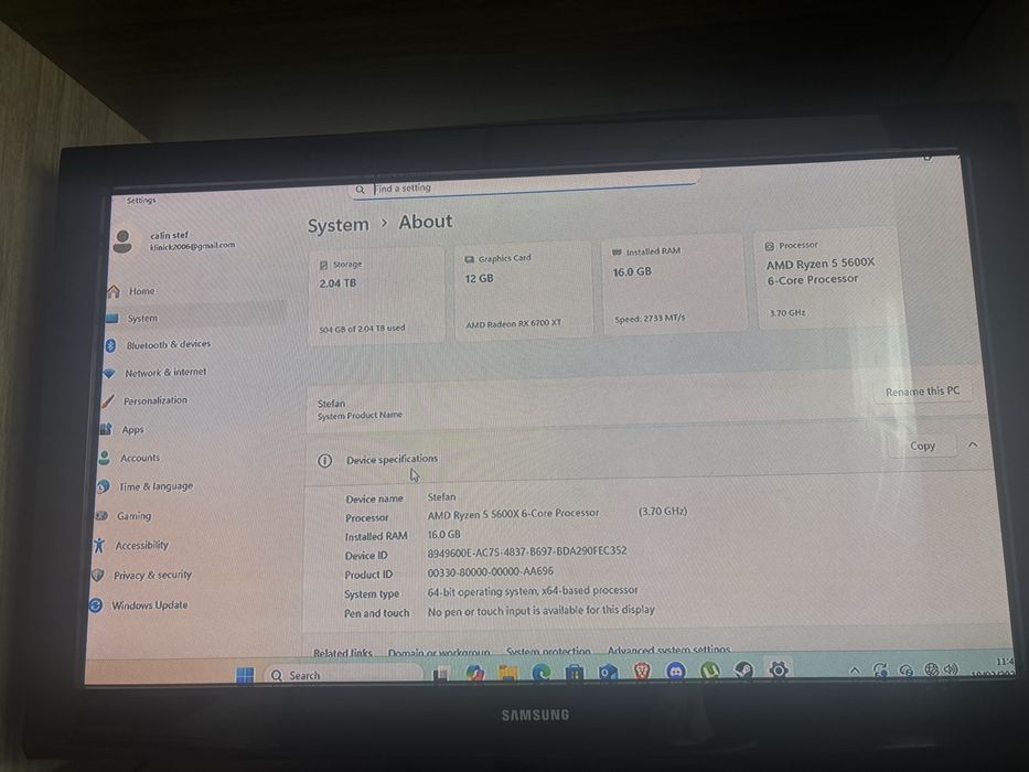 PC Gaming 1440p | Ryzen 5 5600X + RX 6700 XT | Testare la predare