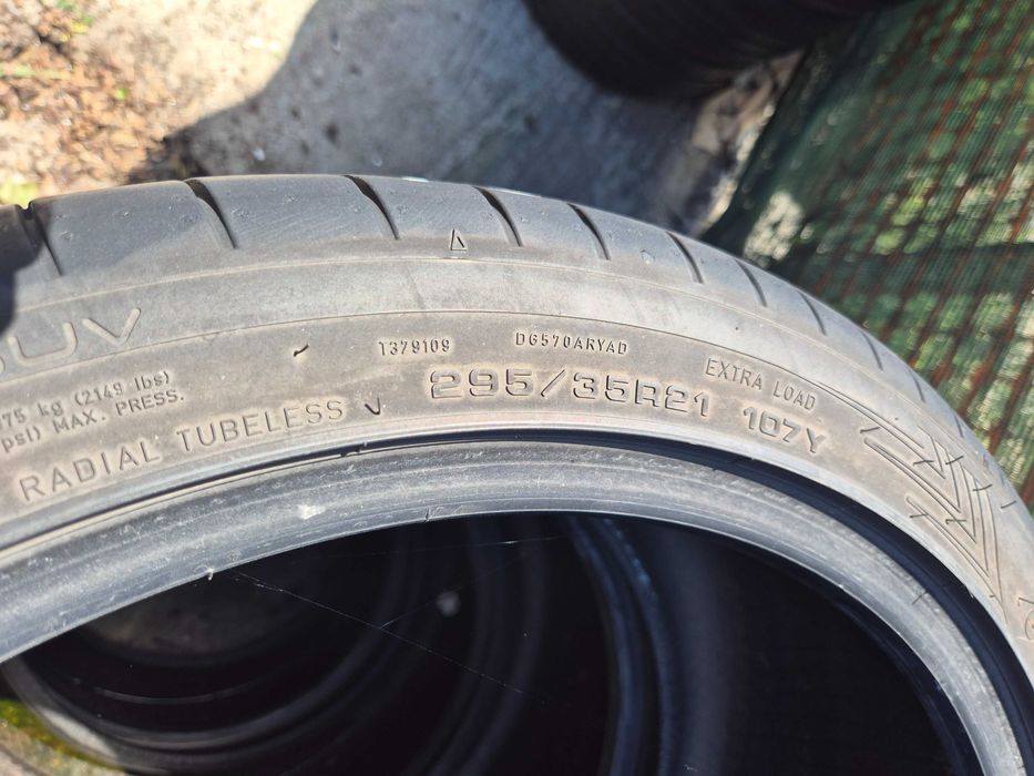 4 Anvelope de VARA - 295/35/21 107Y XL - DUNLOP SP Sport Maxx - Stare  F BUNA - DOT 2018 !