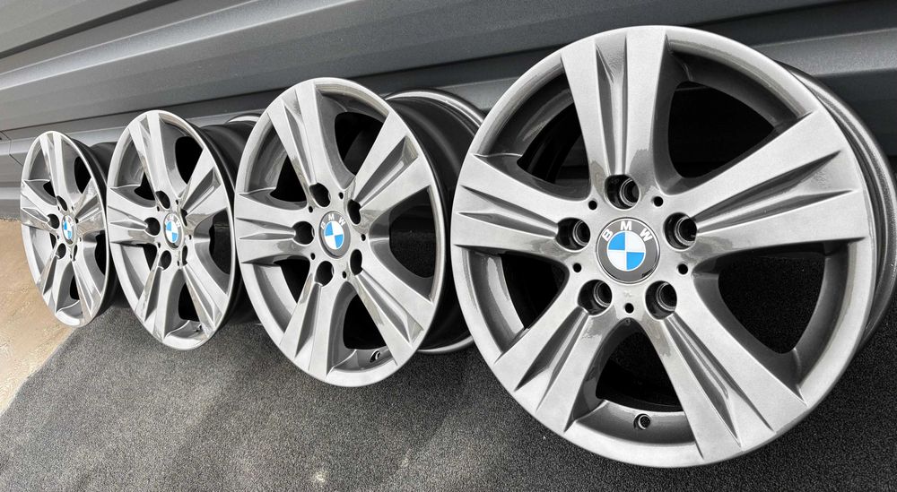 set jante aliaj bmw r16 5x120 seria 1 3 x1 f20 f30 e87 e82 transporter