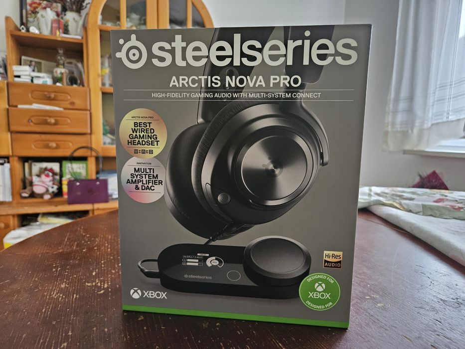 Гейминг слушалки SteelSeries - Arctis Nova Pro Wireless, черни