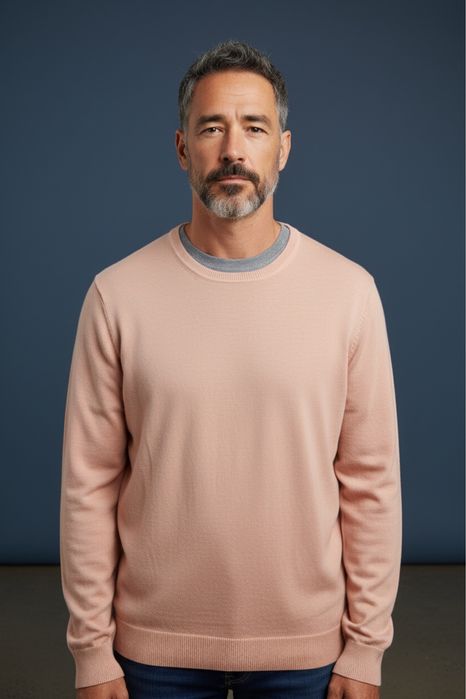 Pulover barbati bumbac si casmir