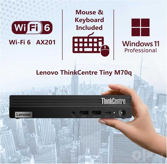 Мини Пк Mini Pc Lenovo ThinkCentre M70q Gen5 Core i5 14500T 16/256GB