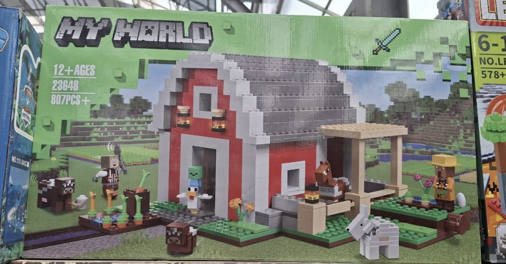 Голям Конструктор Майнкрафт 807 части, Minecraft My World