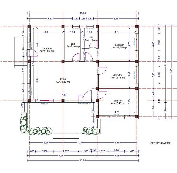 Teren 550 mp cu proiect și autorizație de construire incluse