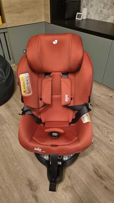 Scaun auto Joie i-Spin 360 Merlot – 0-19 kg, pivotant, cumpărat în 2022
