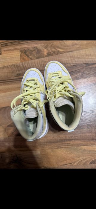 Vand Nike Dunk High Up Light Yellow Marimea 39