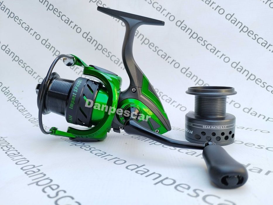 Mulineta Feeder Robinhan IMPACT SP4000 tambur long cast 10 rulmenti