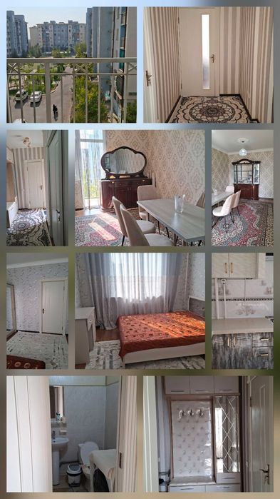Шинам 2 хонали квартира — Янги Чоштепа. Метро яқин. Ҳамма шароит бор.