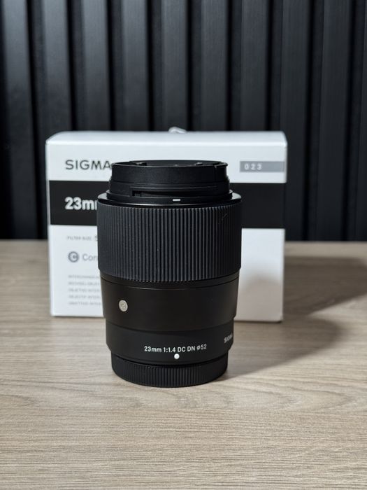 Obiectiv sigma 23mm f1.4 / fujifilm