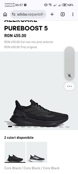 Vand Adidas Performance 5 Pureboost
