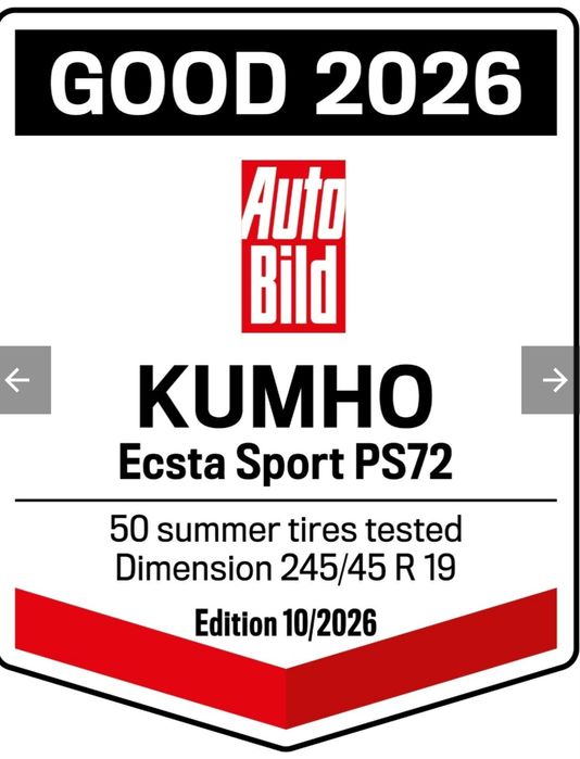 225 40 18 Kumho Eksta Ps72 Замъка Ямбол