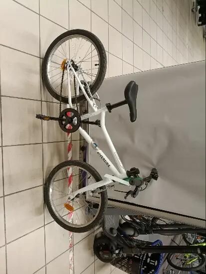 Bicicletă polivalentă Riverside 100 20" alb - (SecondHand) Decathlon