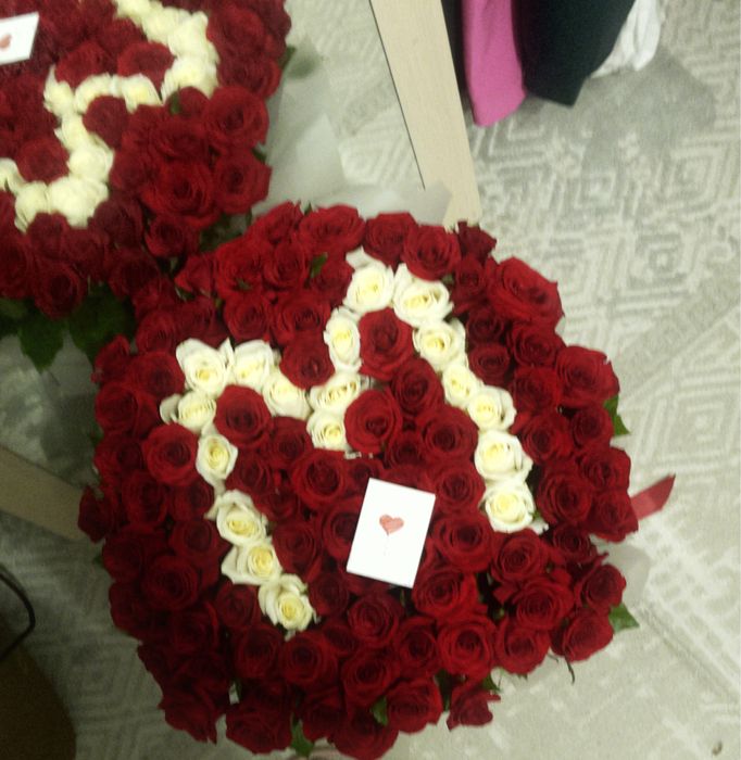 именной букет 101