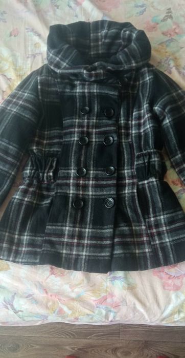 Карирано палто р. М