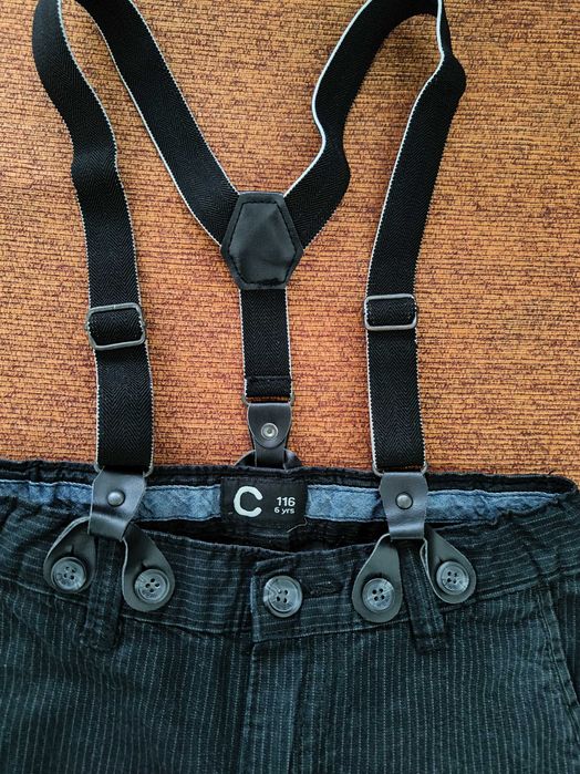 Детски панталон с тиранти 116 размер